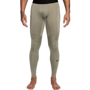 Nike Pro Tights Mens L Olive Excellence Compression Pockets FB7952-320
